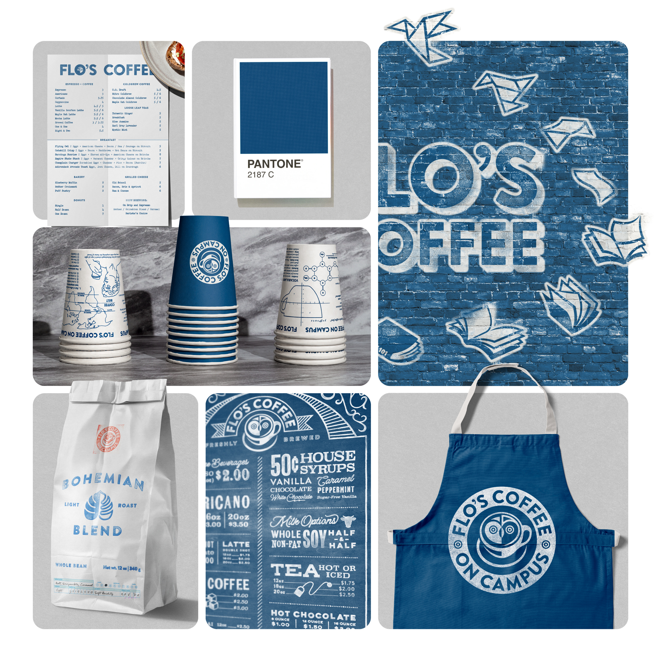 Flo's Coffee Brand Deck brand deck branding design graphic design logo vector