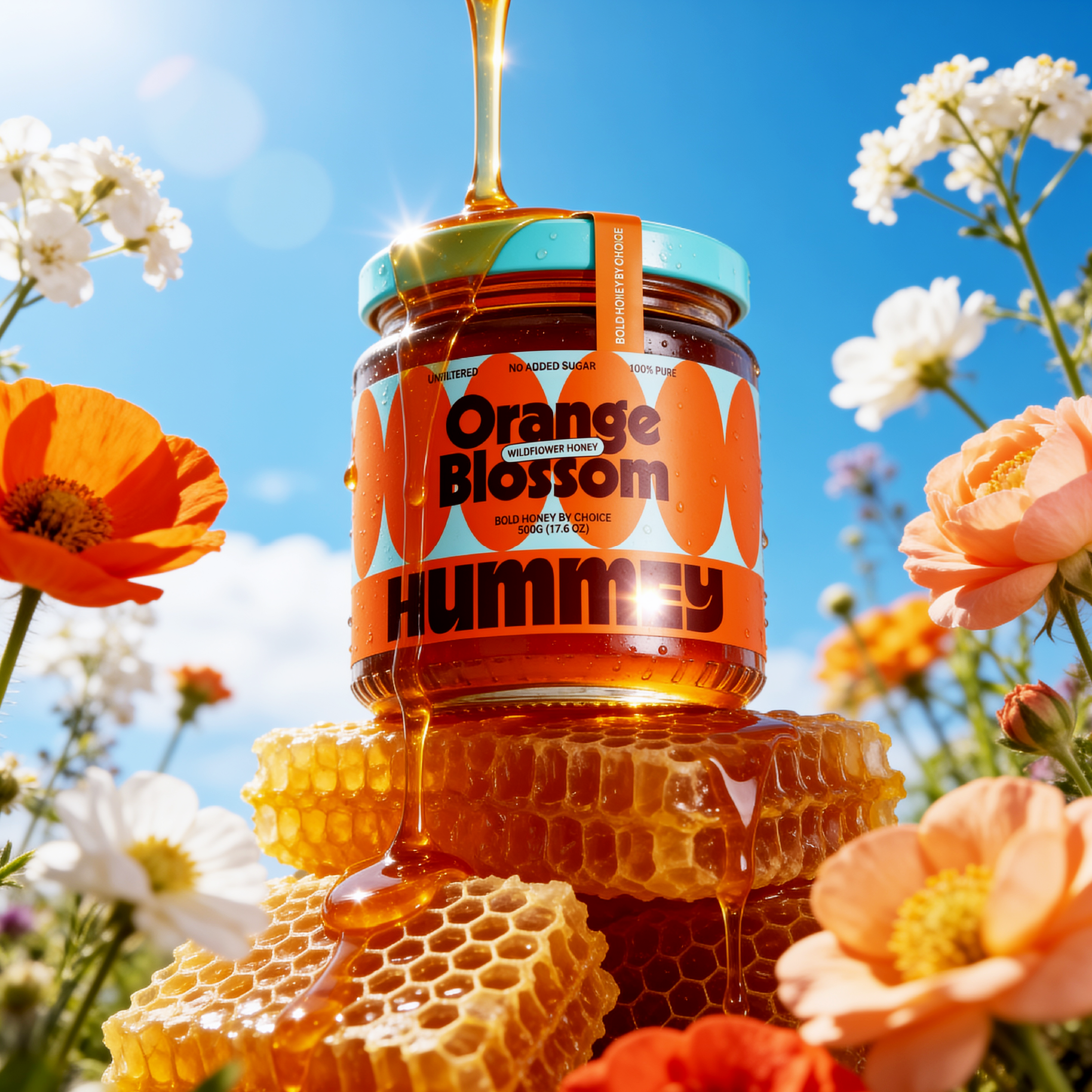 HUMMEY | Honey | Branding | Packaging Design bold style brand design brand identity branding design food graphic design honey identity illustration inspiration logo packaging packaging design product design vector