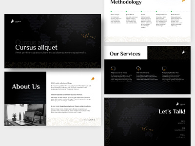 Presentation Design Exploration design typography