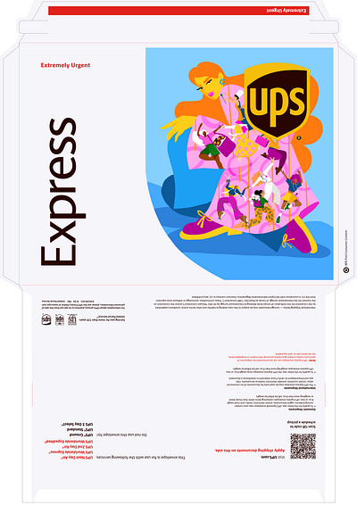 UPS International Women´s Day Campaign Illustration design illustration