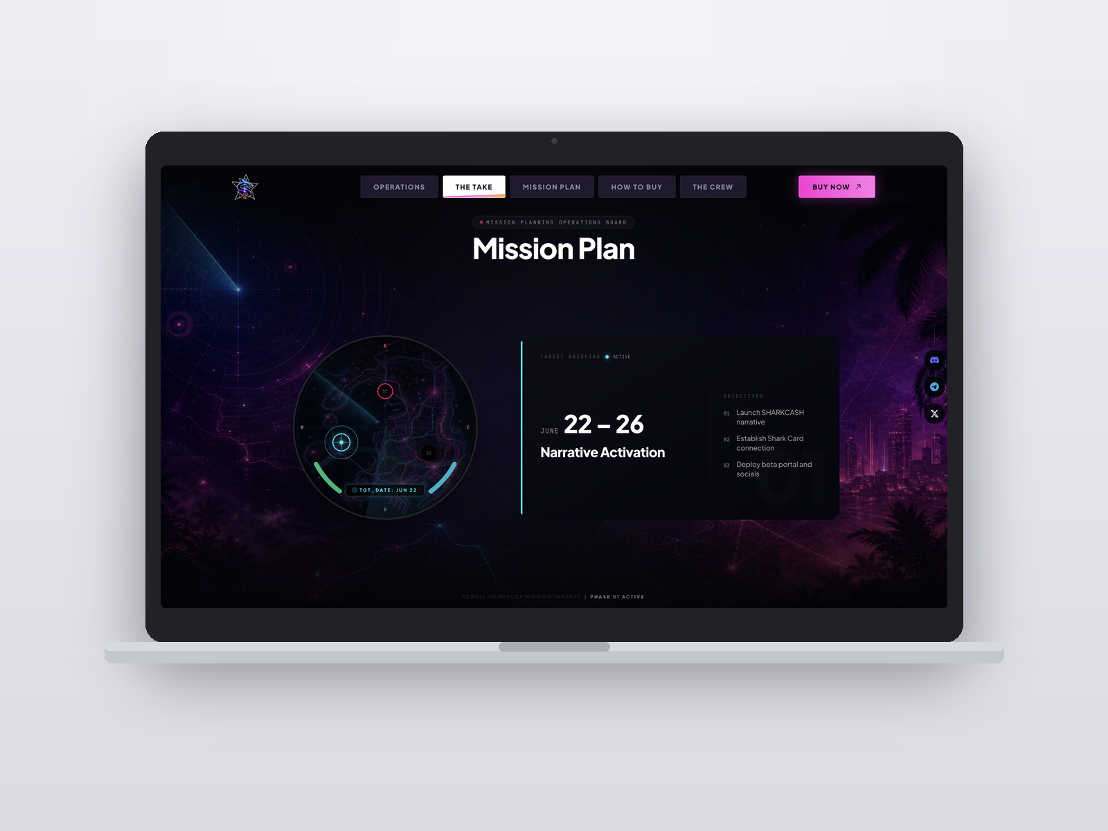 Web3 Gaming Website branding crypto dark ui gaming landing page motion design scroll animation solana ui web design web3 website