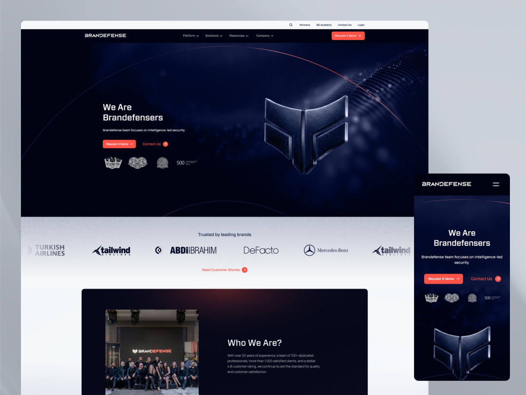 Cybersecurity / B2B SaaS Website UI/UX Design b2b cybersecurity design saas ui uiux website