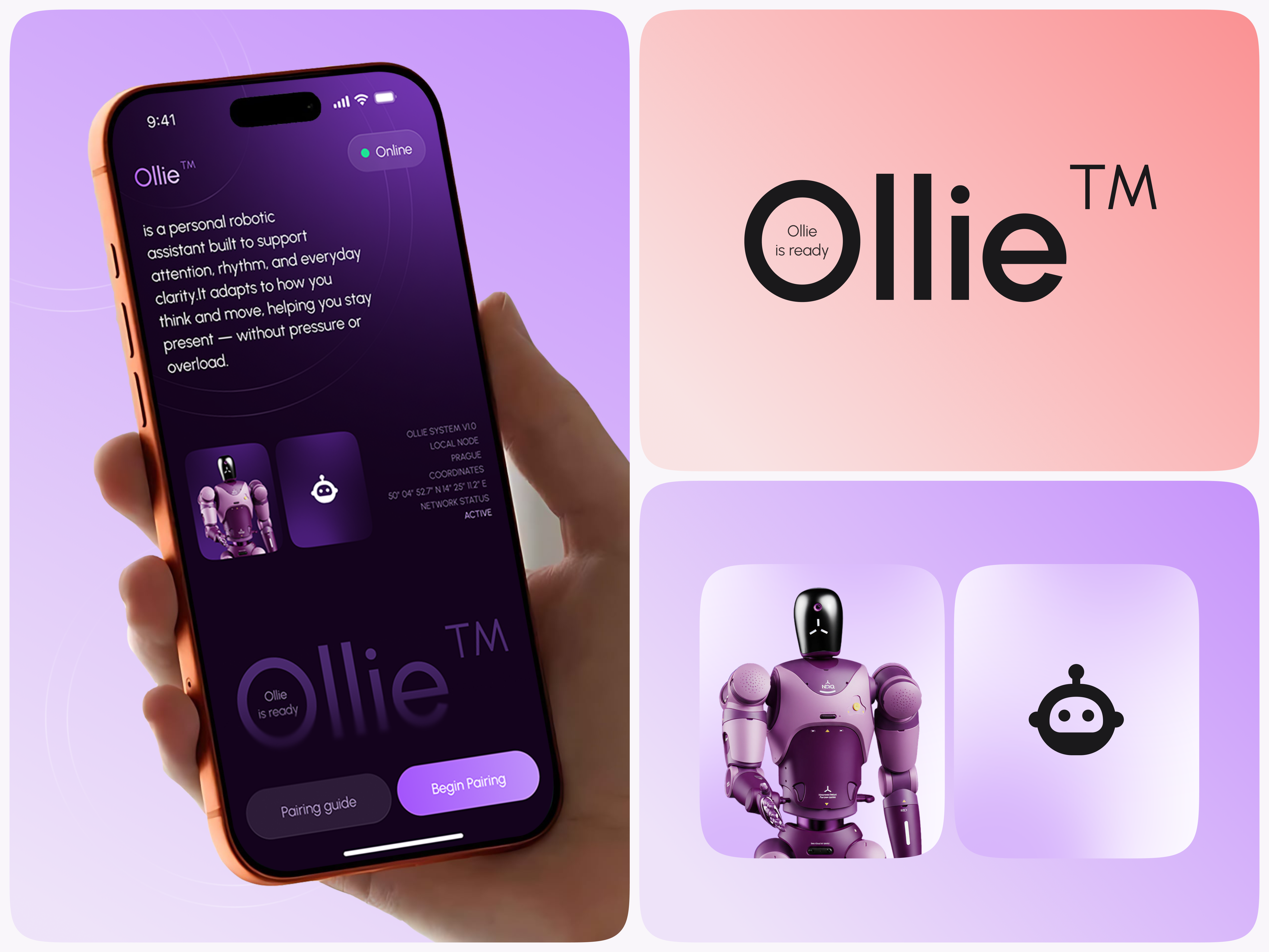 AI Companion Mobile App UI Design ai app ai assistant ai interface app design chatbot app design design mobile mobile app mobile app design mobile ui product design productivity app robot assistant robot monitoring app uiux user interface voice assistant