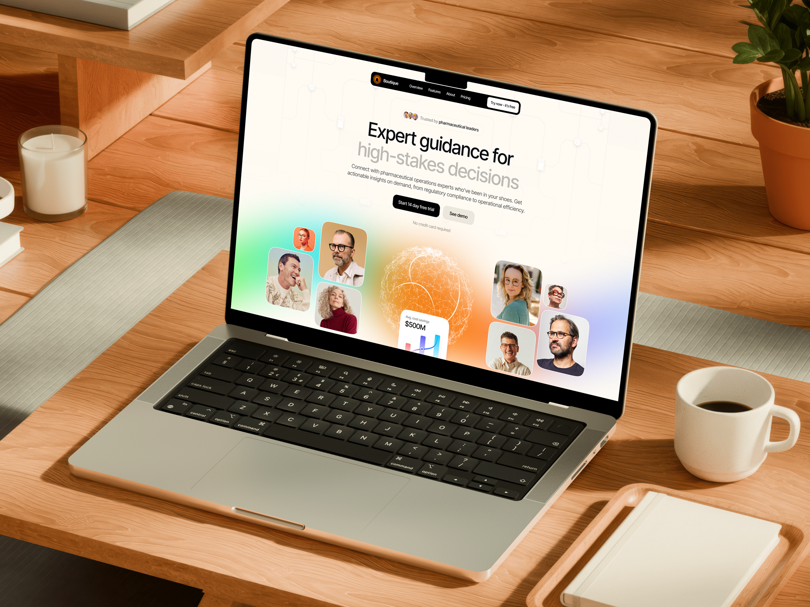 Pharmaceutical Expert Consultancy website header interface product service startup ui ux web