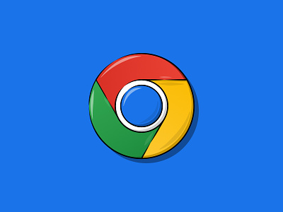 Chrome logo browser google graphic design illustration internet vector vector illustration web