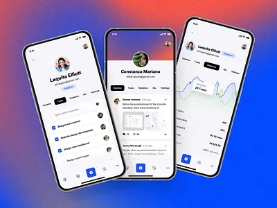User Account (Profile) from SaaS App account admin agile app crm dashboard inspiration mobile product design profile saas software startup task timeline ui ui design ui kit user ux