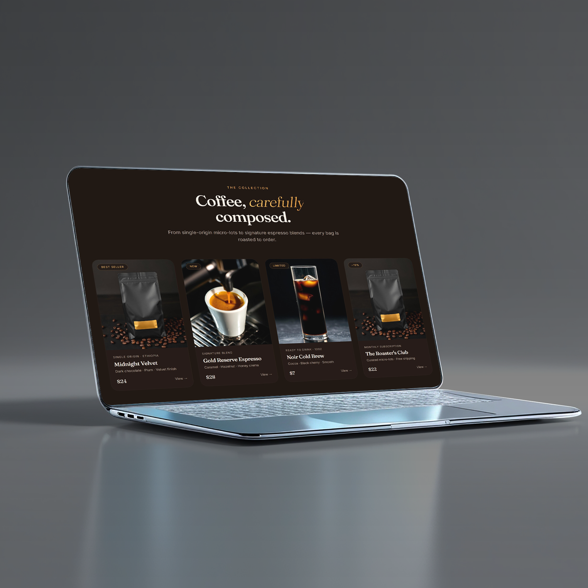 Landing Page Coffee Website beverage branding cafe cafedesign coffee coffeeshop coffeewebsite design ecommerce foodandbeverage landingpage menu moderndesign responsivewebdesign uidesign userinterface uxdesign webdesign webdesigner websiteconcept
