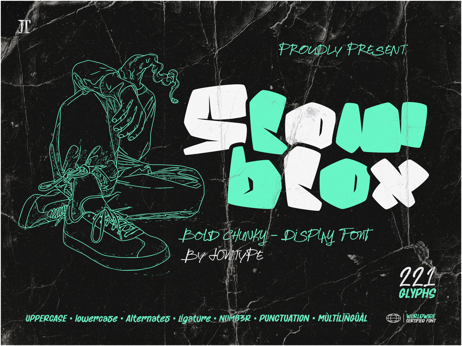 Slowb album cover font block font bold font branding font cartoon font chunky font creative font display font funky font gaming font graffiti font headline font logo font modern display font multilingual font playful font poster font streetwear font urban font