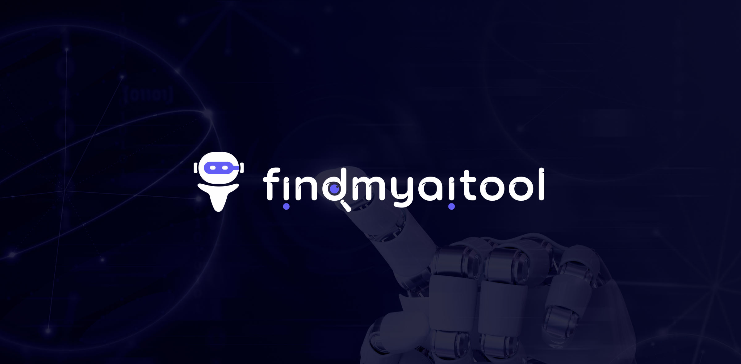 FindMyAITool | AI Directory Website | Logo ai logo bot logo branding dark branding dark logo logo purple logo tech branding tech logo