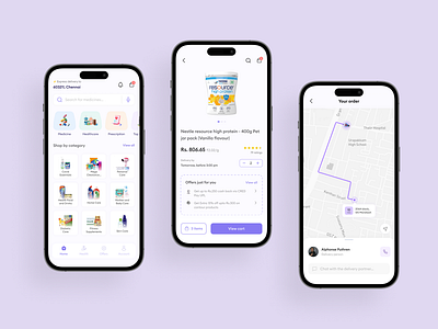 Medicine Store App doctor app e commerence easy figma health care iosandroid latest medicine mobile new design trending design uiux