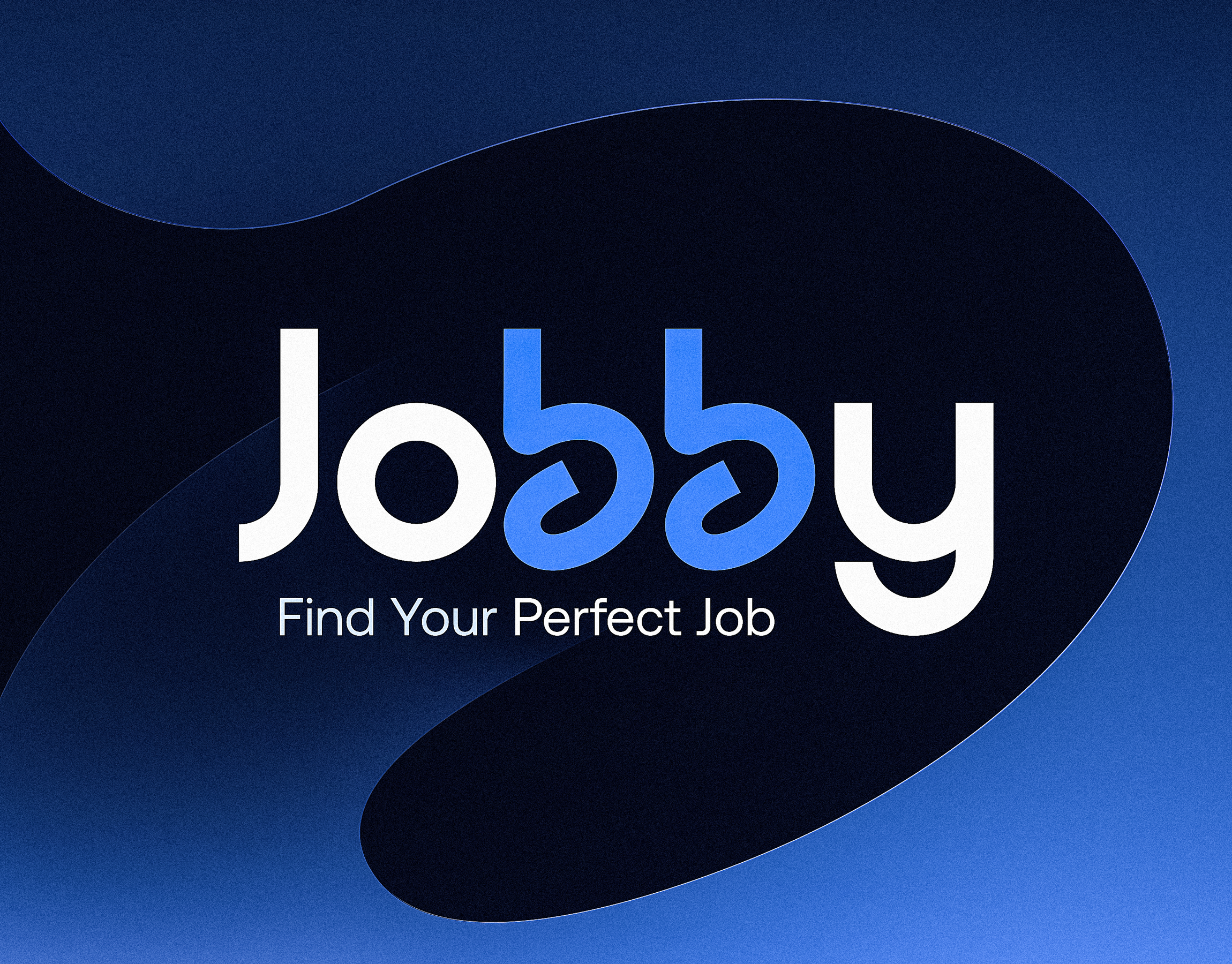 Jobby — AI-Powered Job Platform Logo & Brand Identity ai branding brand identity branding job platform lettermark logo logo logo design saas branding startup branding tech branding visual identity wordmark logo