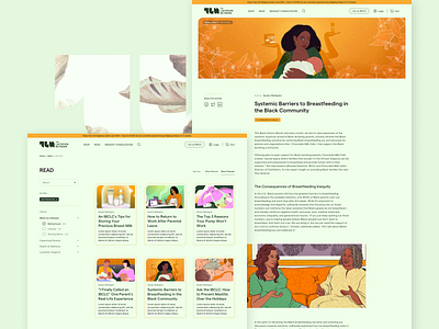 The Lactation Network - Website clean design healthcare illustration ui web web design webdesign website