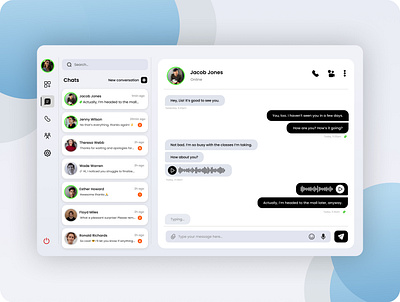 Message App app chat chat app chat web daily ui design mesanger message message app ui ux uxui web web app