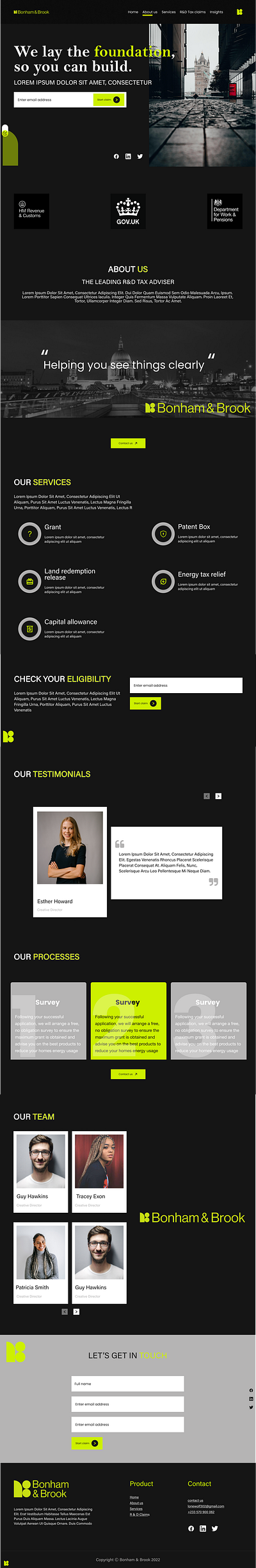 Design concept for a professional website by Teamalfy design illustration logo minimal saas design ux