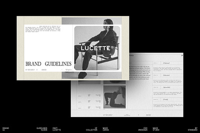 Lucette | Brand Guidelines #1 app branding design graphic design illustration logo typography ui ux vector