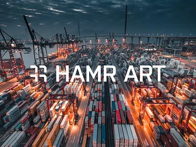 HAMR ART visual identity branding container graphic design logo shipping transpo transport