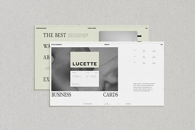 Lucette | Brand Guidelines #9 app branding design graphic design illustration logo typography ui ux vector