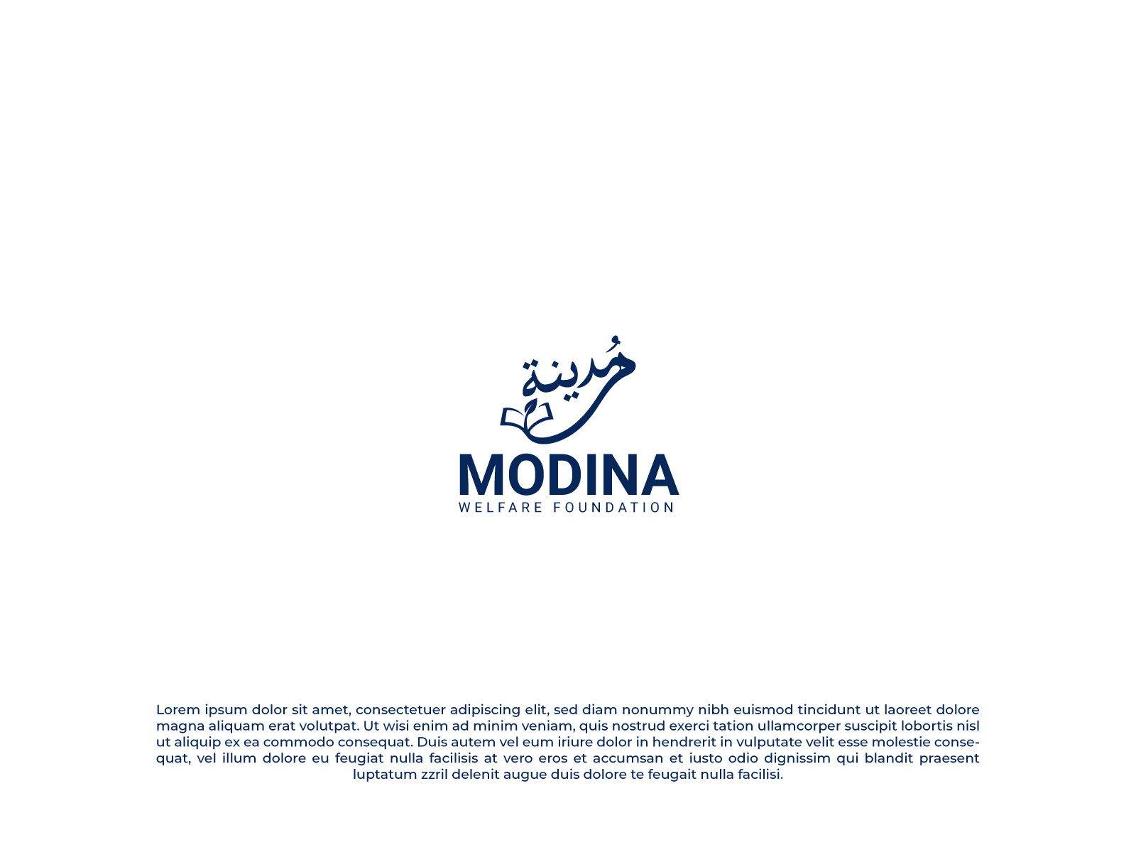 Modina Welfare Foundation — Brand Identity brand design brand identity brandindentity branding branding agency corporate design design graphic design logo logo design minimal nonprofitbranding typographic typography vector