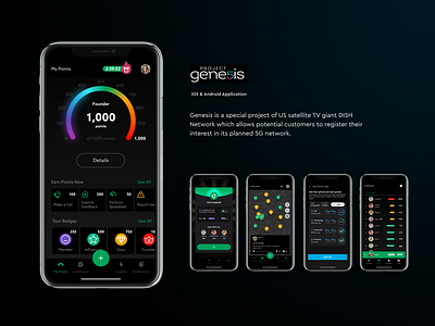 Genesis by Boost One app ui ux