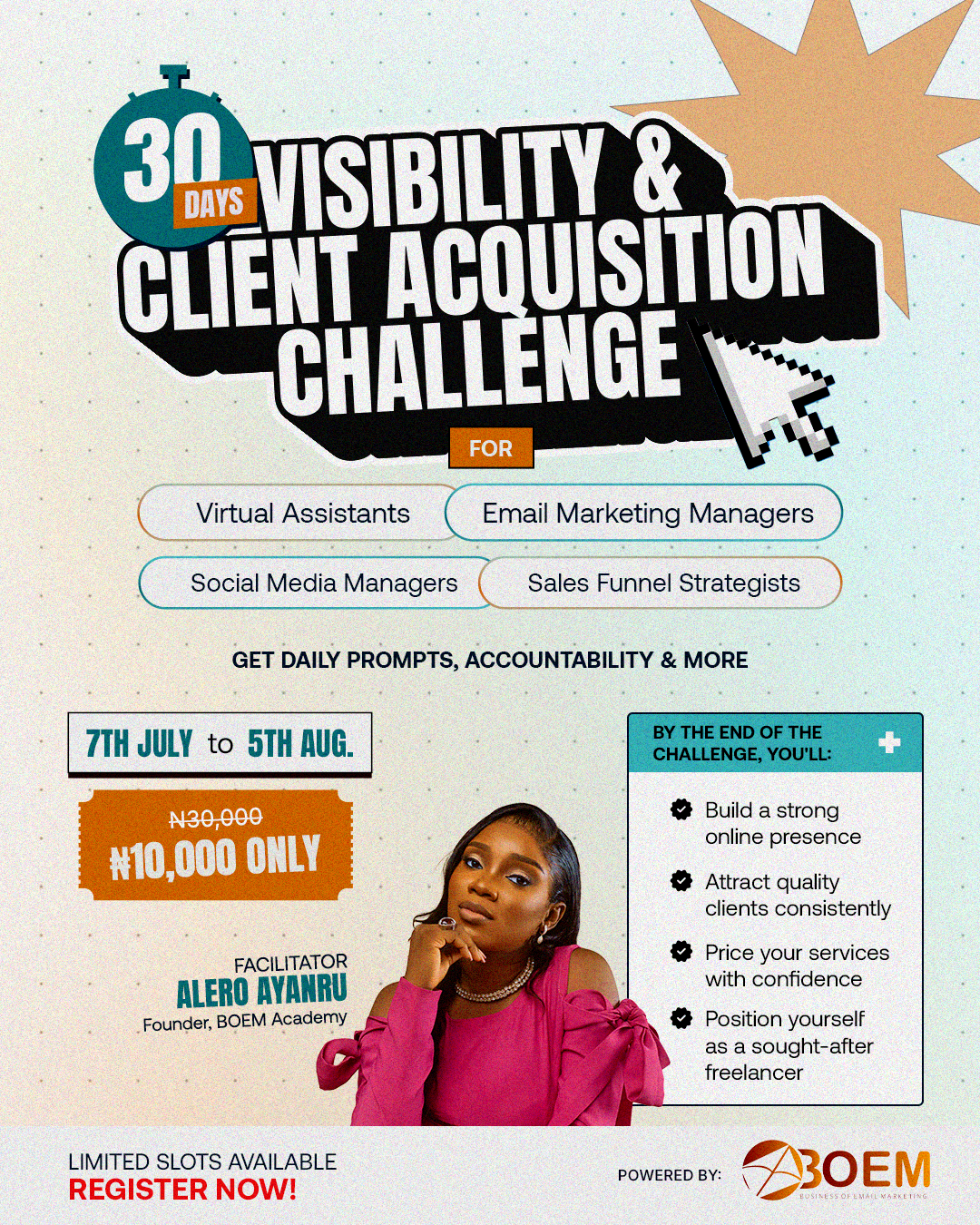 Flyer design for social media for a Email Marketing Challenge branding design email flyer graphic graphic design marketing media social
