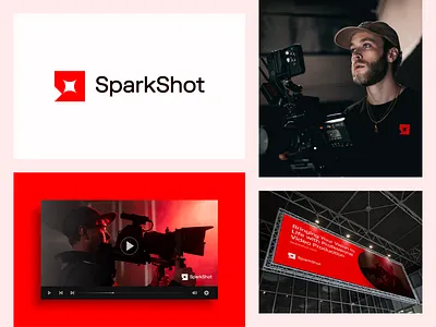 SparkShot - Logo Design brand identity branding designxpart filmmaker logo logo logo design photographer logo design photography logo sparkshot logo design video production video production logo videography logo