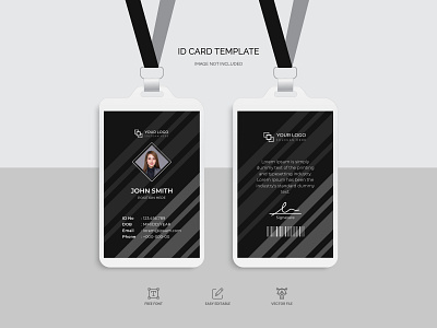 Office Employee Id Card Designs business id card corporate id card employee id employee id card id id card id card design id card template id card template design id cards identification identity office id office id card pass card print design school id university id card vector design visiting card