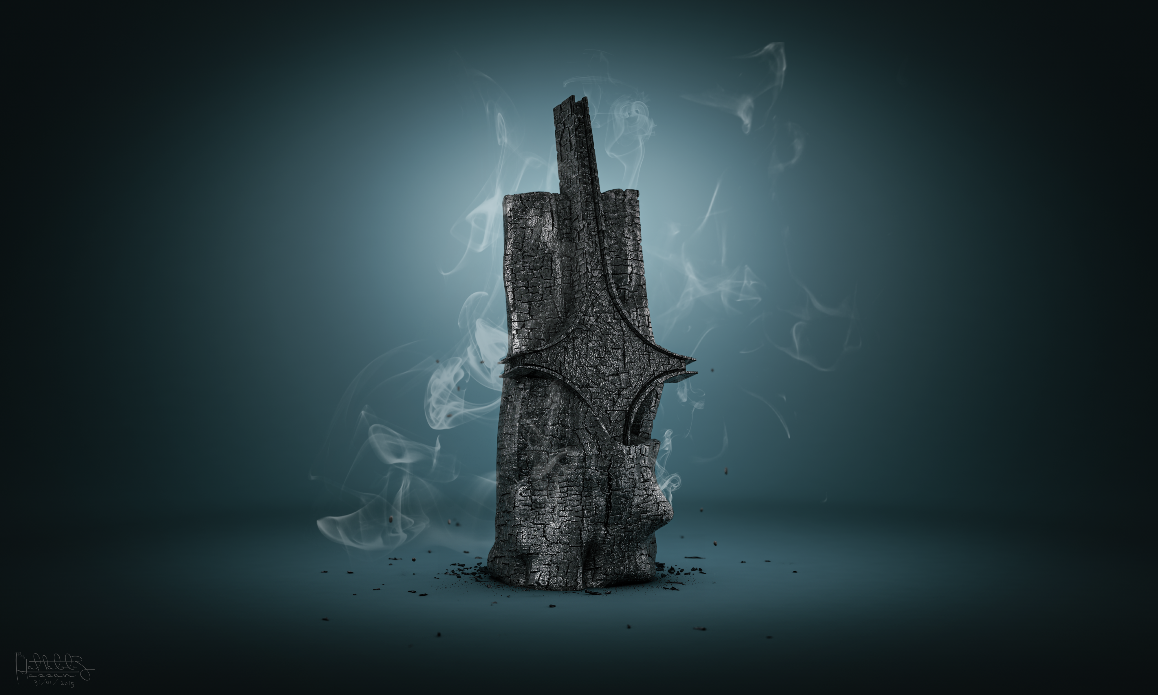 Syria Burning Landmarks: The Rebirth 3d 3d modelling adobe photoshop animation branding cgi cinematic conceptual art digital art fine arts graphic design logo maxon cinema 4d motion graphics political art surreal art