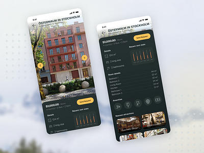 Real Estate Marketplace App (Concept) appartment find appartment marketplace mobile mobile app proptech re real estate store