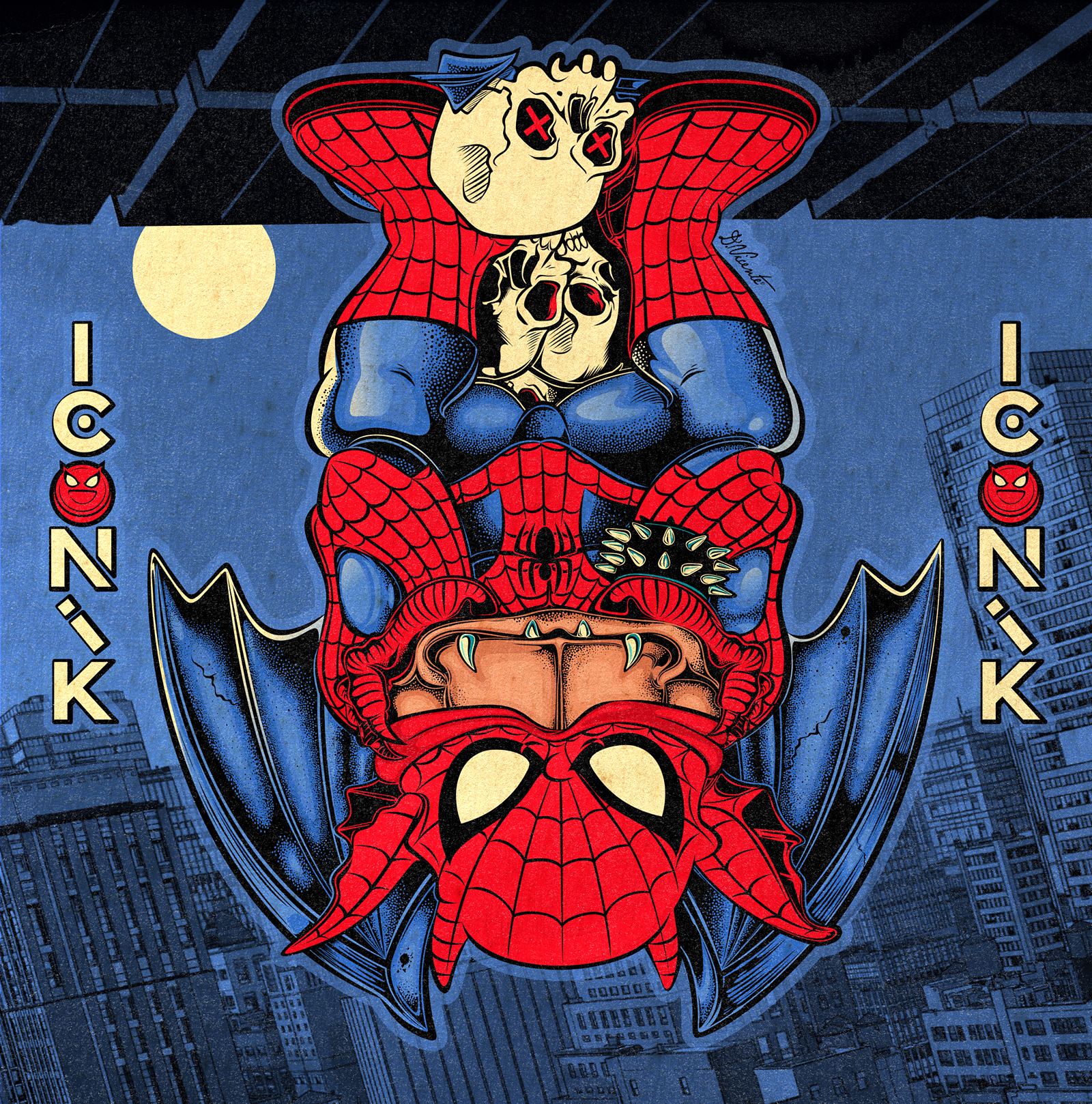 TEEN GARGOYLE #44 – SPIDEY VIBES book cover illustration cartoon monster character design comic book art comic inspired cover art creature design custom illustration editorial illustration gargoyle graphic illustration illustration mascot design merch design monster design pop culture art poster design superhero teen gargoyle tshirt design