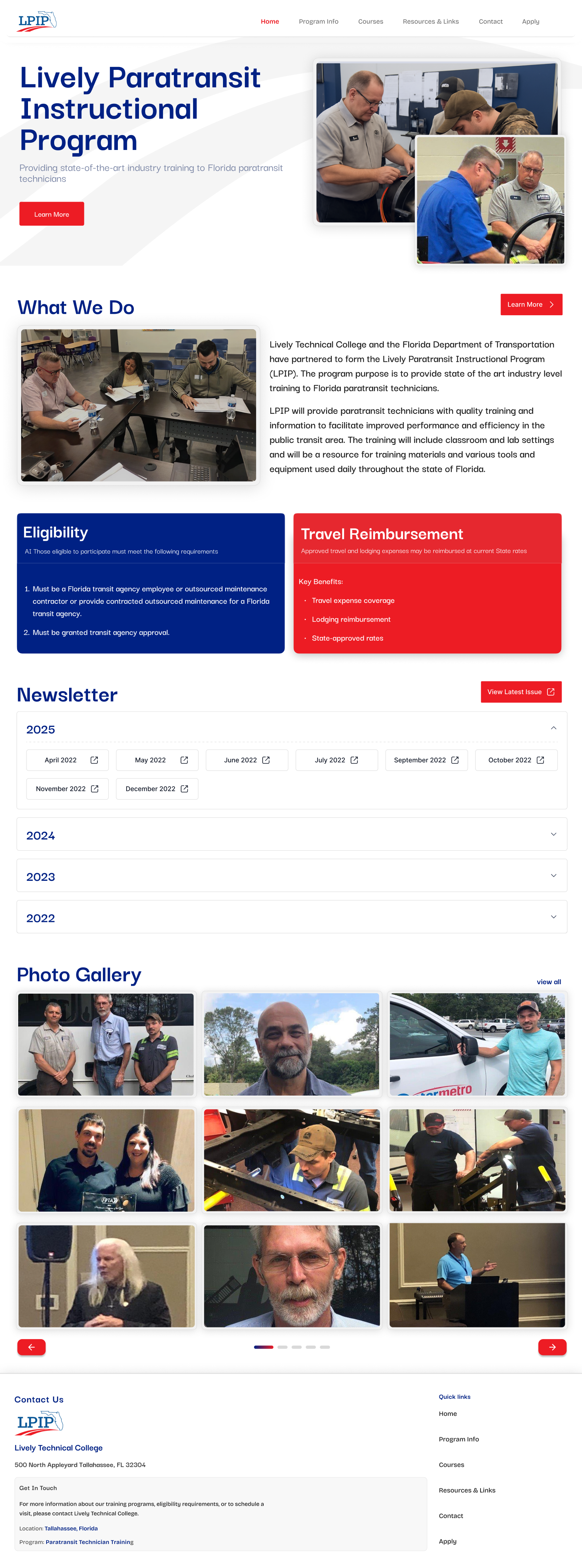 LPIP — Paratransit Training Website UI 🚐 craxinno craxinnotechnologies design figma design graphic design logo software development ui