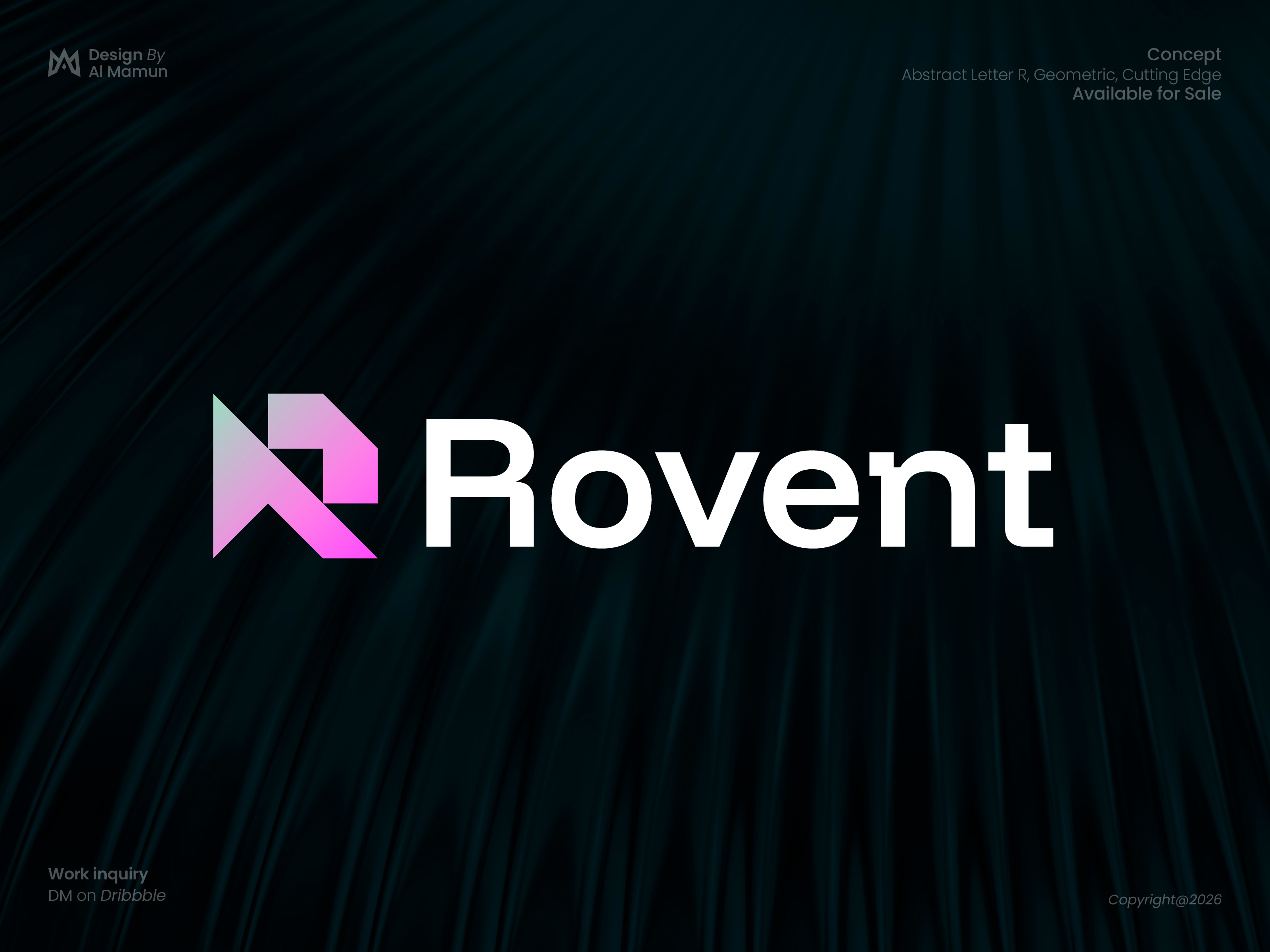 Rovent | Modern Letter R Logo Design & Brand Identity abstract logo brand identity branding corporate branding creative logo fintech logo geometric branding geometric logo icon design letter r logo logo logo design logo icon minimalist logo modern logo monogram logo r logo startup branding tech logo visual identity
