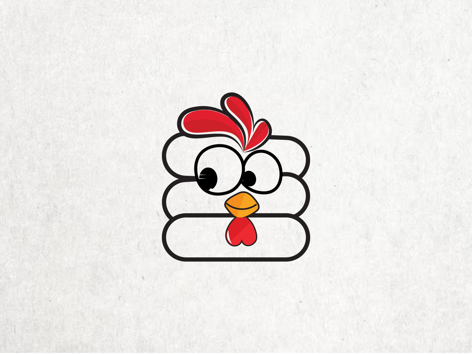 Modern Fast Food Mascot Logo | Minimal Chicken Brand Identity brand identity chicken logo fast food logo food logo logo design mascot logo minimal logo restaurant branding restaurant logo visual identity