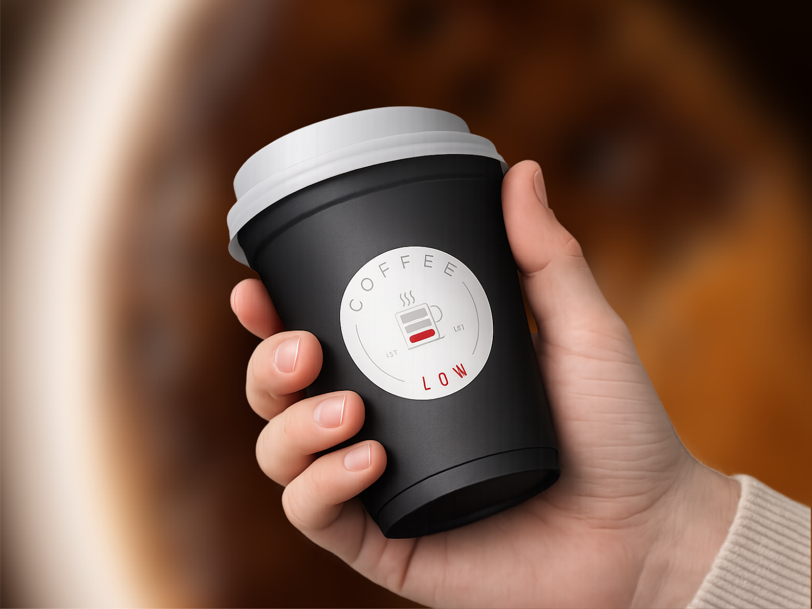 COFFEE LOW LOGO AND VISUAL IDENTITY brand branding break cafe coffee design drink graphic design hot inspiration logo low modern trend vector