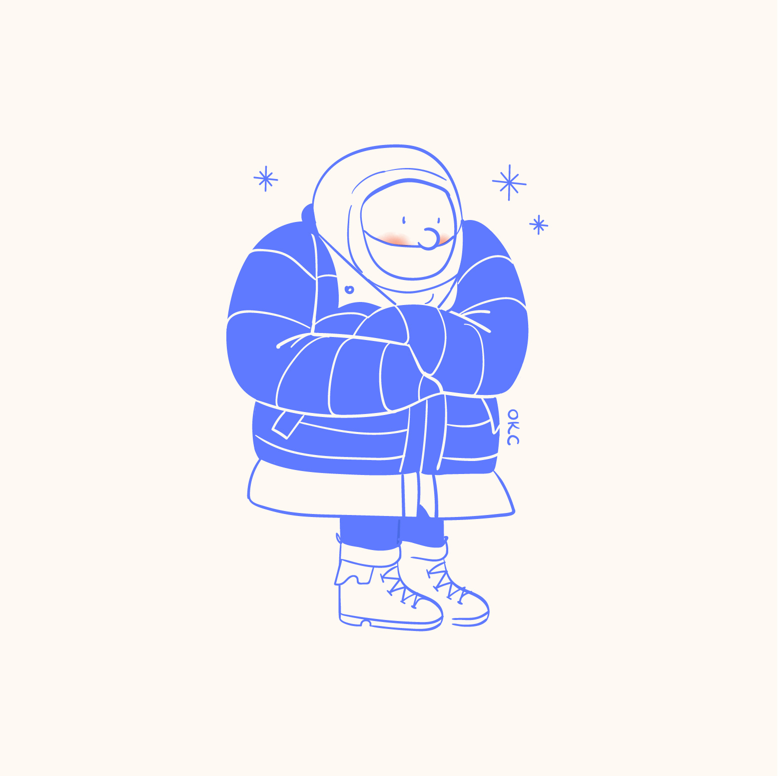 Cold adobe illustrator illustration vector