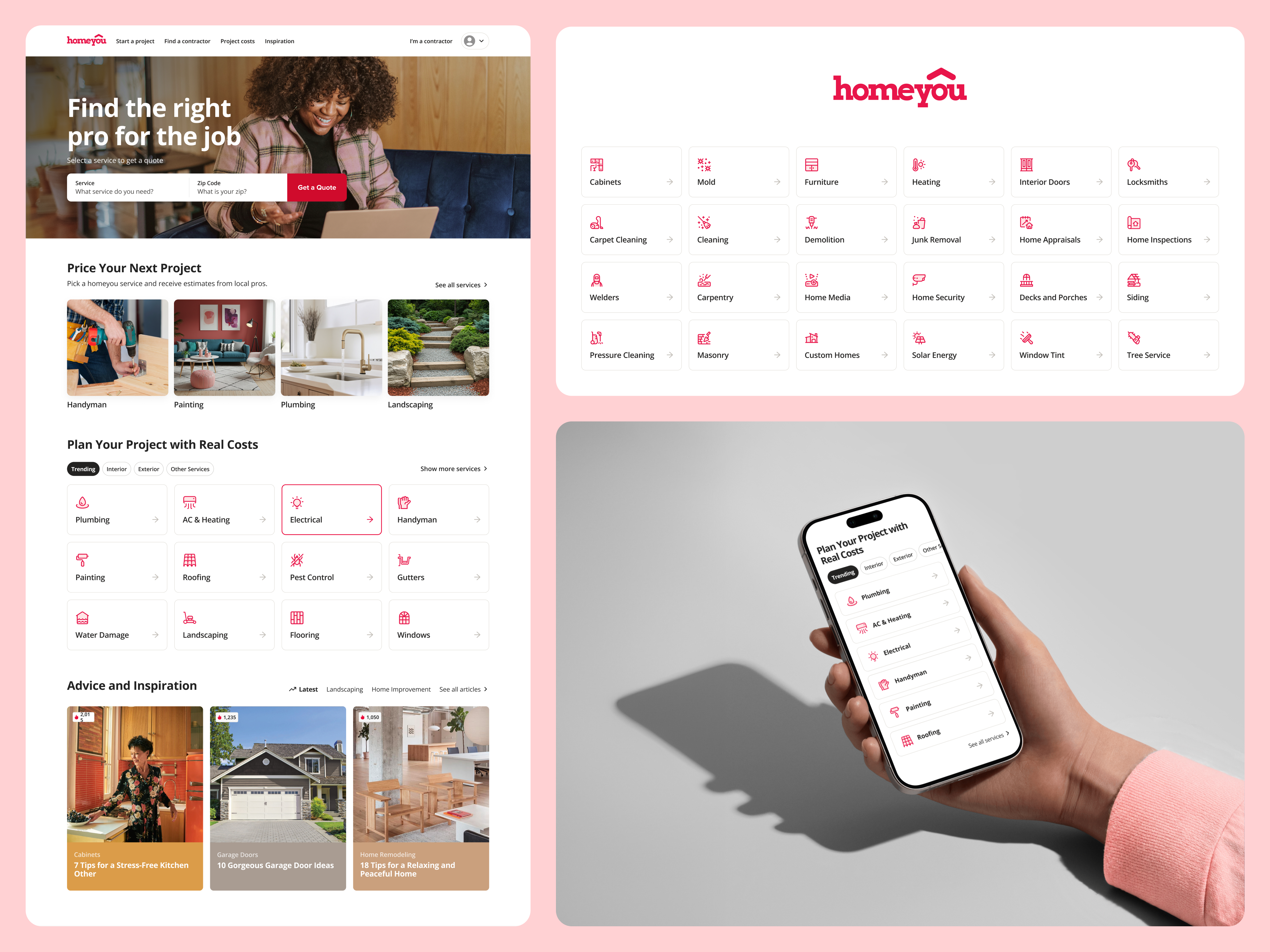 Cost Guide: Page & Icon Redesign corporate desktop mobile product design startup ui visual design