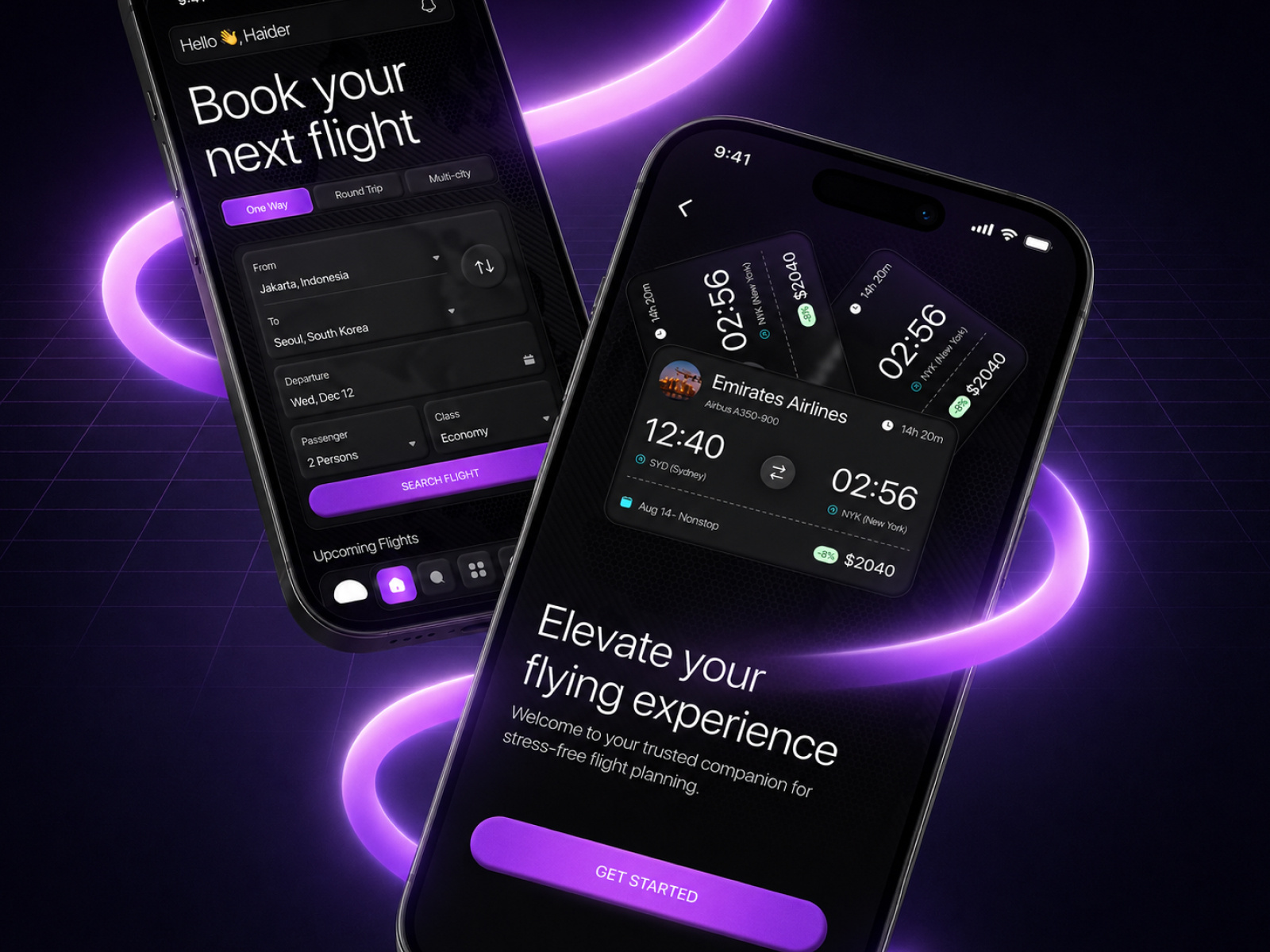 Smart Flight Booking App | Sky Tail app design booking booking app checkout design system ecommerce figma fintech flight app flight booking mobile app mobile app design mobileui onboarding product design travel app travel design travel tech ui ux ux design