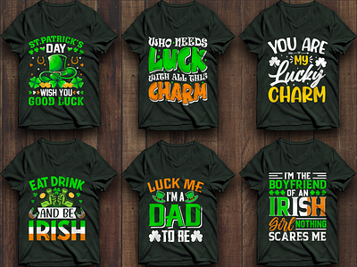 ST PATRICKS DAY T-Shirt Design Bundle bulk t shirt design custom t shirt design graphic design graphic t shirt how to design a tshirt how to design a shirt how to design a t shirt illustration murch by amazon st patricks day st patricks day tshirt t shirt t shirt design trendy t shirt typography t shirt ui vintage t shirt