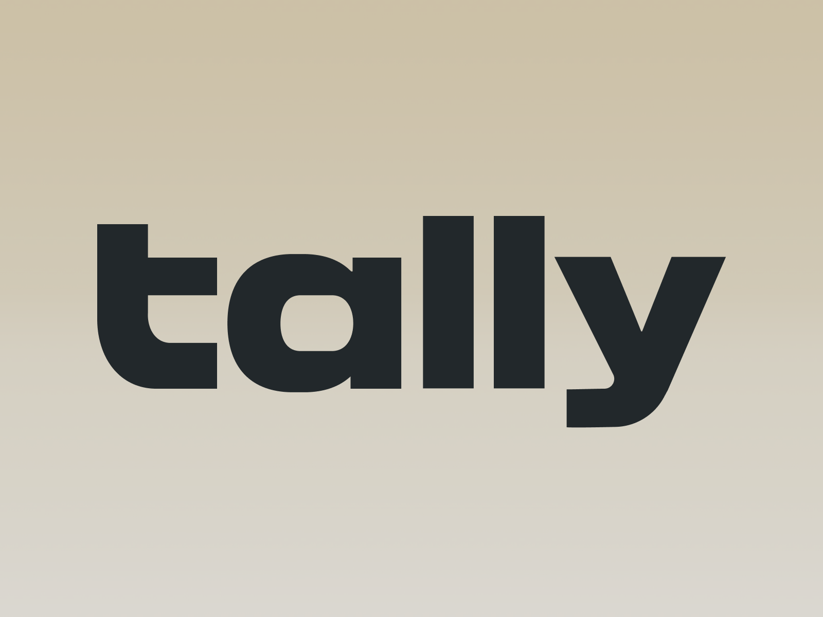 Tally — Logo Design for a Fintech Startup brand design brand identity branding fintech branding logo logo design logomark startup branding visual identity wordmark wordmark design