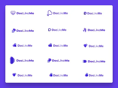 DocLikeMe Logo Logo Brainstorming branding client freelance logo logomark
