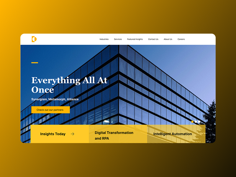 Corporate Business Website UI Design | Modern Company Page corporate landing page creative design design design trends digital design figma figma design figma website design graphic design landing page design product design ui ui design ux design