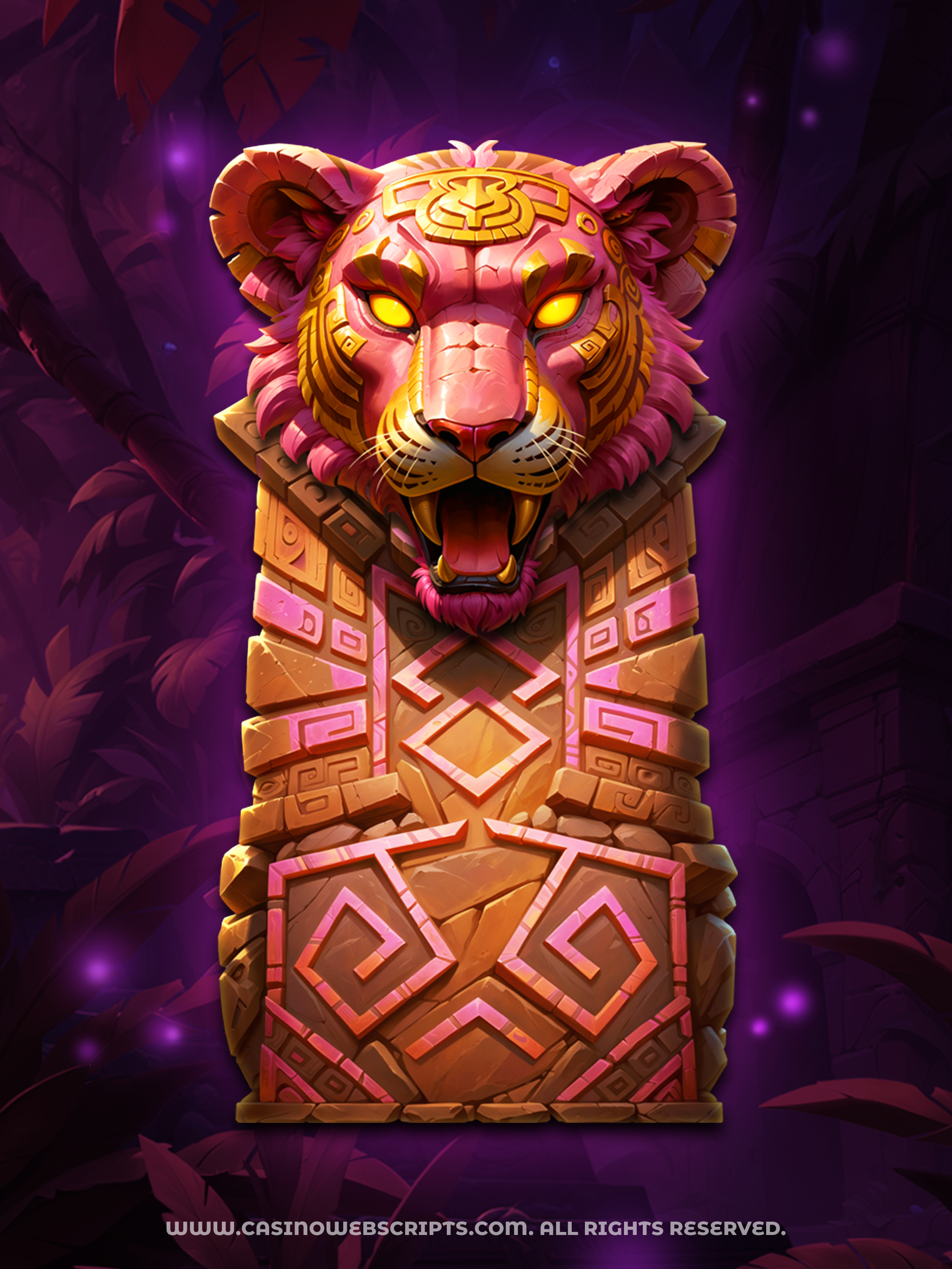 The real troublemakers character design concept art digital painting game art game design igaming illustration slot slot game symbol tiger