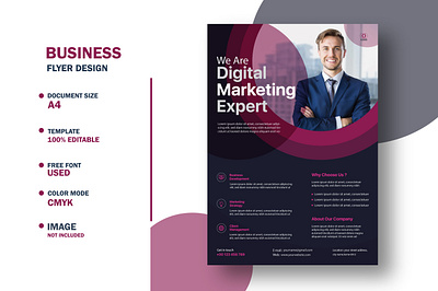 Business Flyer Design Template brochure template