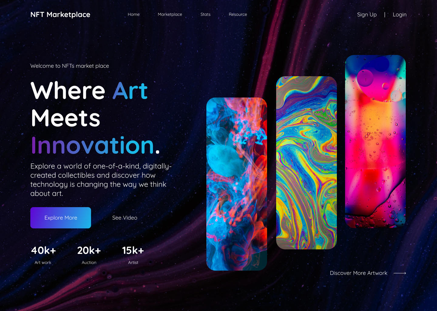 Example of Landing Page Design