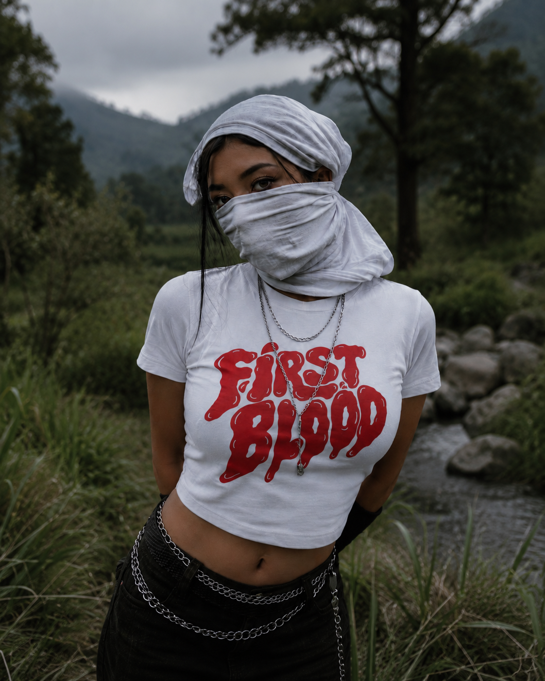 First Blood - Urban Logo for Streetwear Clothing Brand branding clothingbrand clothingbrandlogo hand drawn handlettering lettering streetwear streetwear logo tshirtdesign tshirtlogo typography urbanlogo vector illustration wordmark y2kdesign y2klogo