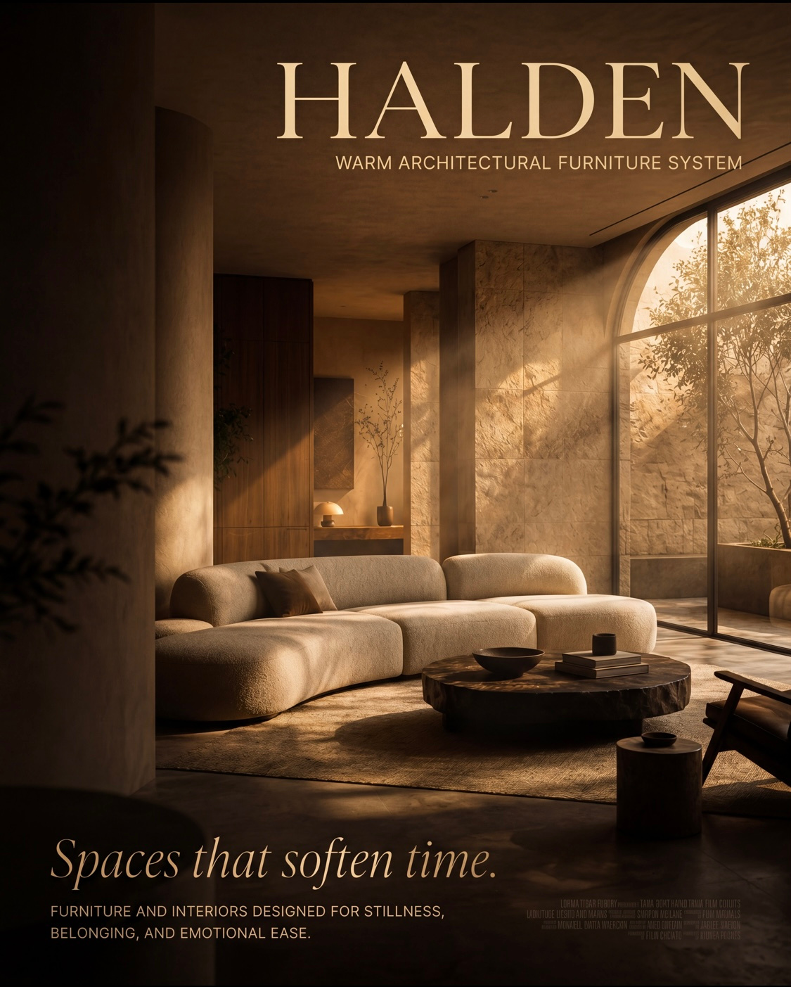 HALDEN — Luxury Furniture & Interior Brand Identity architecture art direction brand identity branding case study concept project editorial furniture graphic design hospitality illustration interior design logo luxury ui visual identity