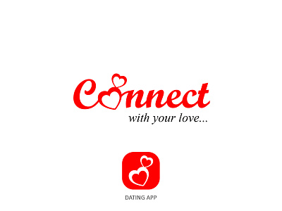 Dating App branding connect dailylogo dailylogochallenge dating datingapp logo logodesign