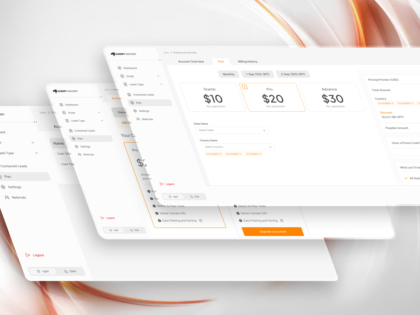 Subscription & Account Management UI account management application b2b billing billing flow checkout checkout flow figma pricing pricing plan saas saas app saas pricing saas product subsciption plan subscription subscription flow ui ux web app