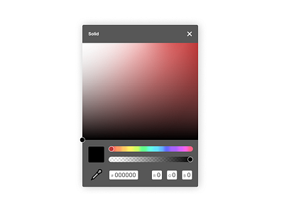 Color Picker #dailyui #060 web design