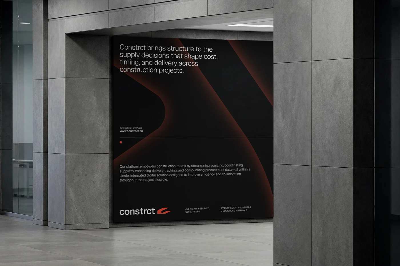 Constrct | Brand Identity 3d animation branding design download free freebie graphic design illustration logo mockup mockup cloud motion graphics ui vector