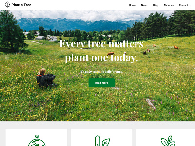 Environmental Green - Eco Friendly WordPress theme blog blogging eco environment environmental forest green plant template trees website wordpress